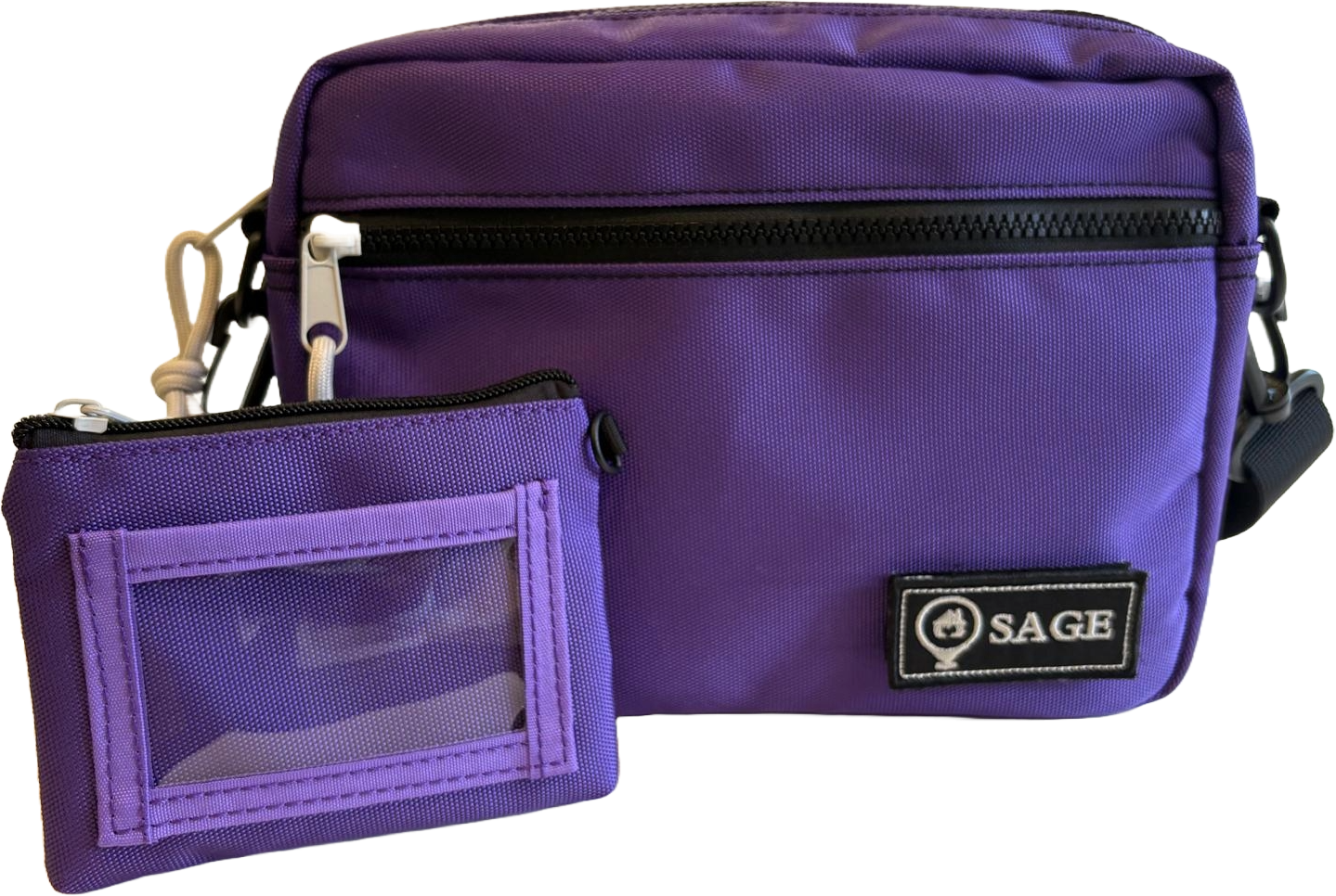 多功能斜揹袋 （紫色）